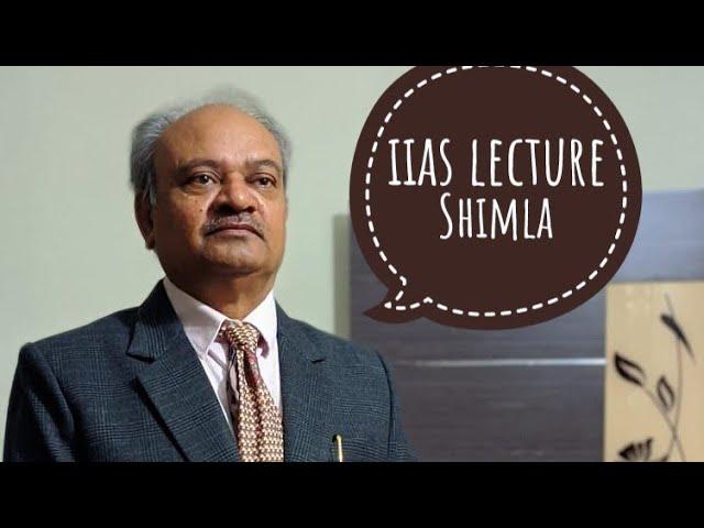 Short Introduction of IIAS Shimla