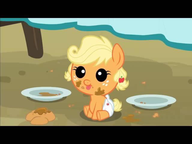 Baby Applejack - I'm Applejack. More Apple Fritter?