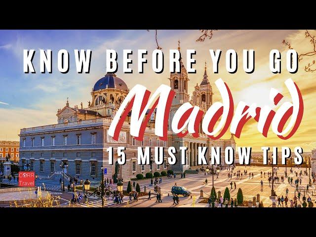 15 Things to KNOW BEFORE YOU GO Madrid Spain   | Madrid Travel Guide for First Timers