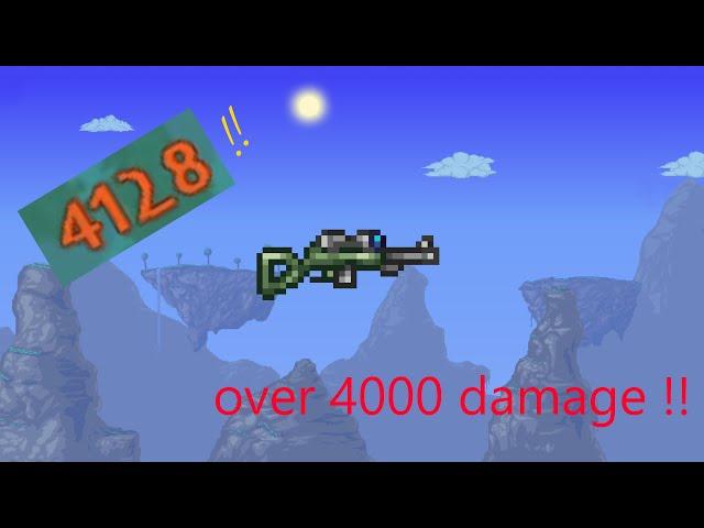 Terraria 1.4 - Sniper Rifle Max Damage