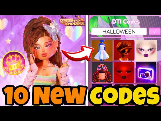 HOW TO GET ALL 8 NEW *SECRET* CODES AND *FREE VIP* IN DRESS TO IMPRESS | ROBLOX DTI CODES 