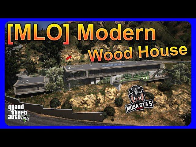 How to install [MLO] Modern Wood House in Gta 5 | GTA 5 PC Mods 2023 | Musa Gta 5 Modder