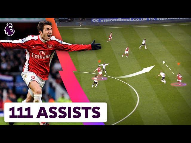 Cesc Fabregas All 111 Assists from a Premier League Legend!