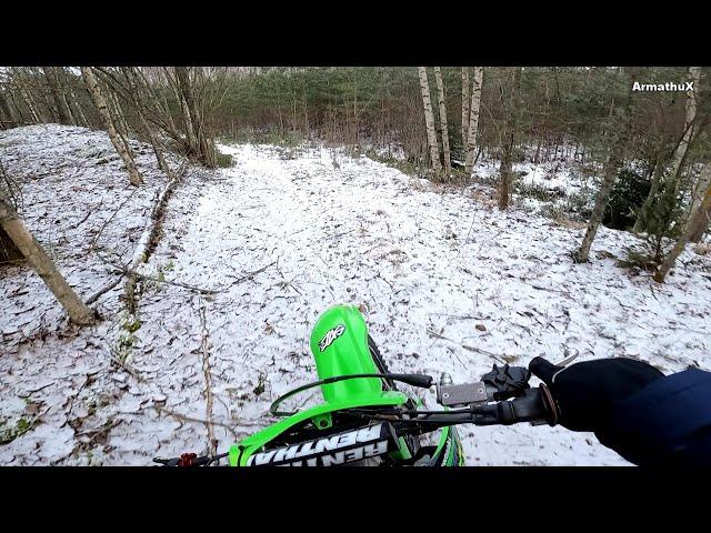 KAWASAKI KX250F 4-STROKE DIRTBIKE RIDE | RAW (GOPRO)