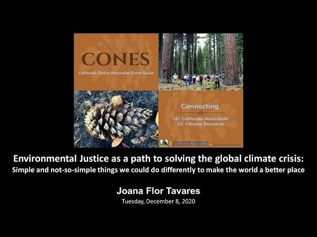 Environmental justice as a path to solving the global climate crisis with Joana Flor Tavares