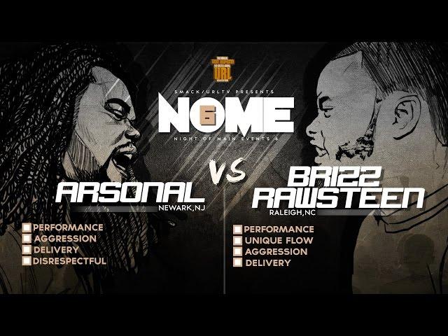 ARSONAL VS BRIZZ RAWSTEEN SMACK/ URL RAP BATTLE | URLTV