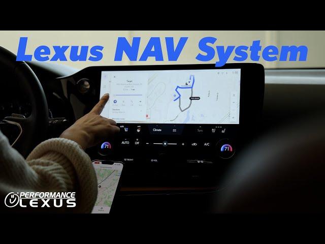 How to Use Lexus Navigation System with Lexus App & Voice Commands