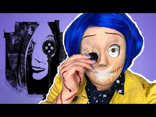 CORALINE MEETS THE OTHER MOTHER MAKEUP TUTORIAL!