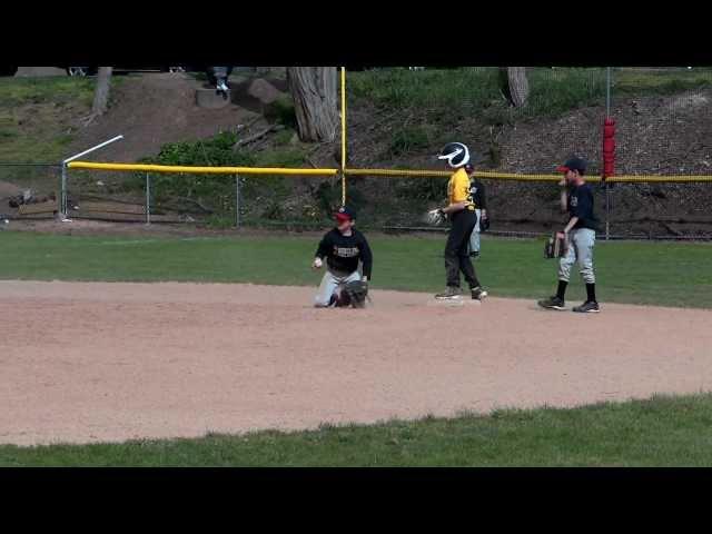 TOMMY BASEBALL ON 1ST BASE   VID BY SETH BENDFELDT MAH09158.MP4