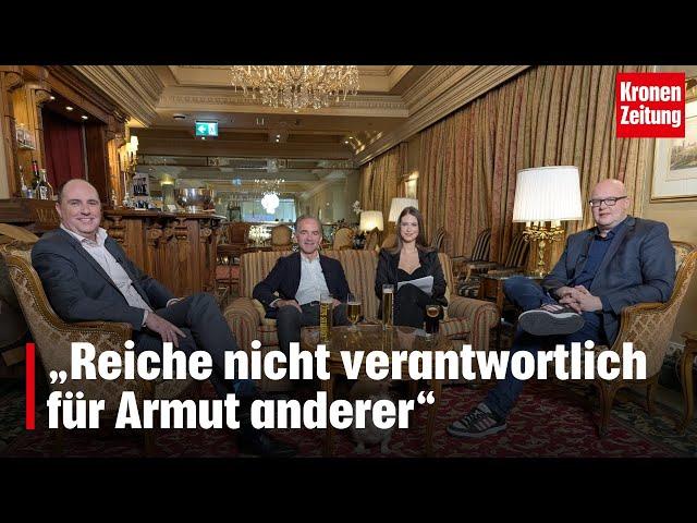 Wirtschaft brennt: „Reiche nicht verantwortlich für Armut anderer“ | krone.tv CLUB 3