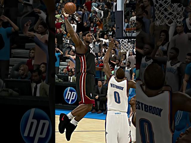 NBA 2K11 PS3 | LeBron James vs Thunder #nba2k11