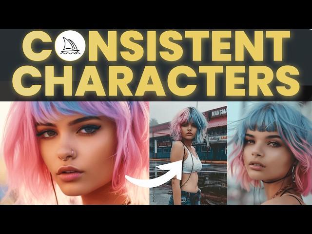 Create Consistent Characters in Midjourney (AI Influencer FULL PROCESS) CREF