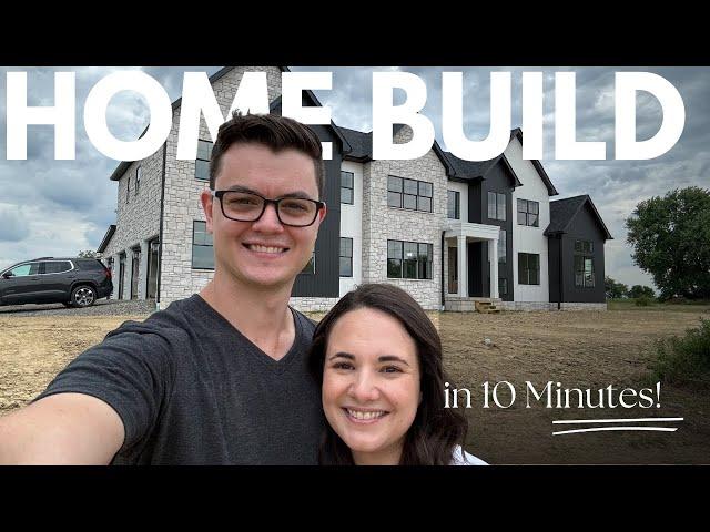 Watch Our Dream Home Come to Life: 10-Minute Timelapse of Custom Home Build!