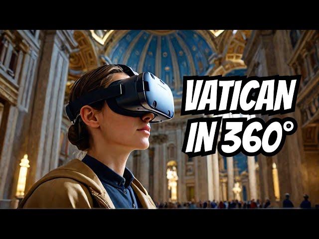 360° VR Walking Tour of the Vatican & St. Peter's Basilica | Explore Vatican City