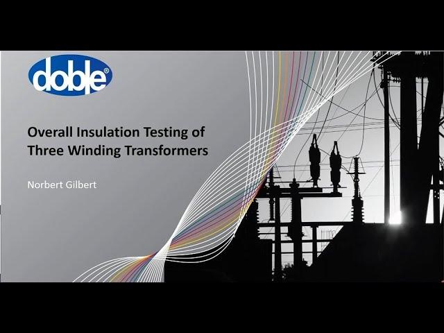 Overall insulation testing of three winding transformers