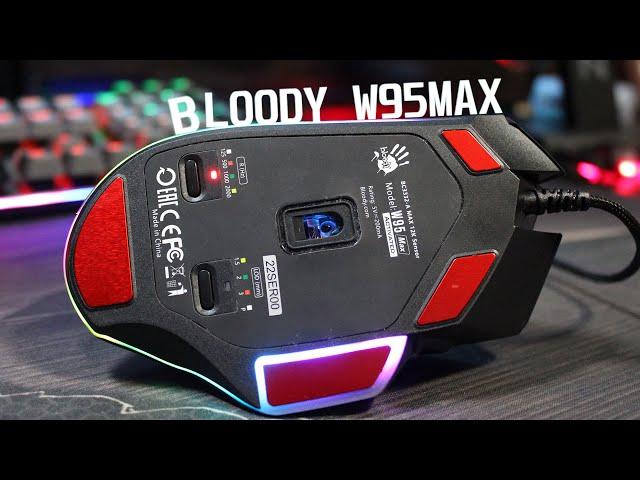 Обзор BLOODY W95MAX. Компьютер внутри мышки.