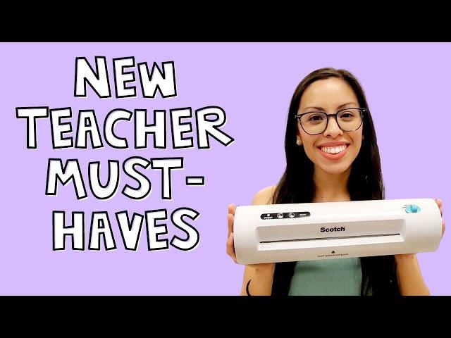 10 must-haves for new elementary teachers! Essential supplies you truly need as a first-year teacher