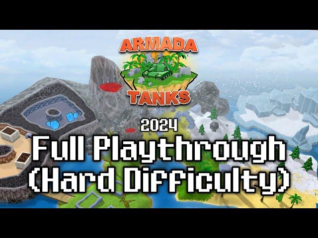 Armada Tanks - 2024 Full Playthrough (Hard Difficulty)