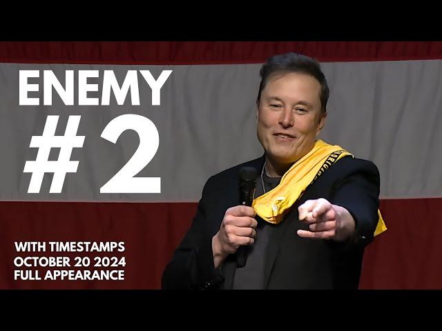 "I'm Enemy #2" - Full Elon Musk Appearance That's Making Liberals Mad (Just Recorded)