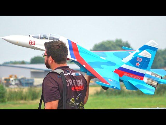 AMAZING SU-30 SUKHOI KOLIBRI TURBINE NO EDF FULL FLIGHT DEMONSTRATION