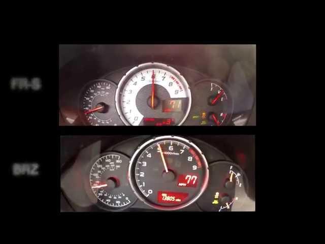 TURBO BRZ vs. STOCK FR-S 0-60 AND ACCELERATION