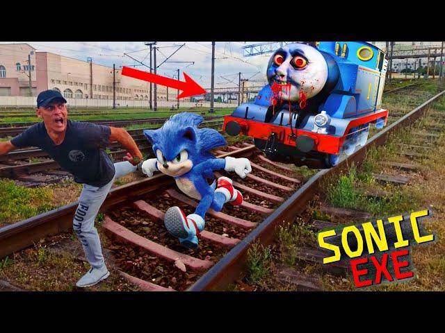 ПАРОВОЗИК ТОМАС ПРИШЕЛ КО МНЕ ДОМОЙ! Не испугайся SONIC в 3:00 часа ночи! ПАРОВОЗИК ТОМАС.EXE/юс шоу