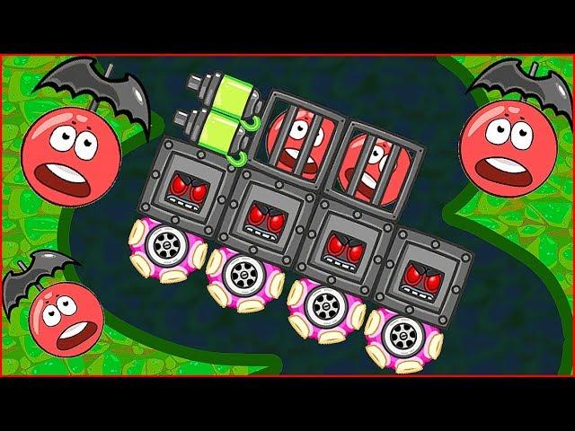 ПЕРЕВОЗИМ С ШАРИКОМ - 9999 КВАДРАТОВ В BAD PIGGIES в игре красный шарик   про New Red Ball 4