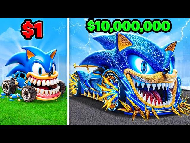 $1 To $10,000,000 SONIC CAR In GTA 5!