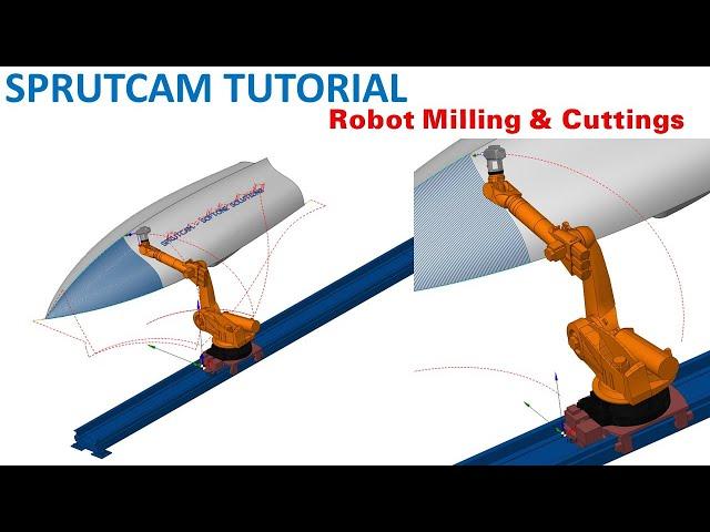 SprutCAM Tutorial #173 |  Robot Industry  Milling & Cutting Toolpath Machining