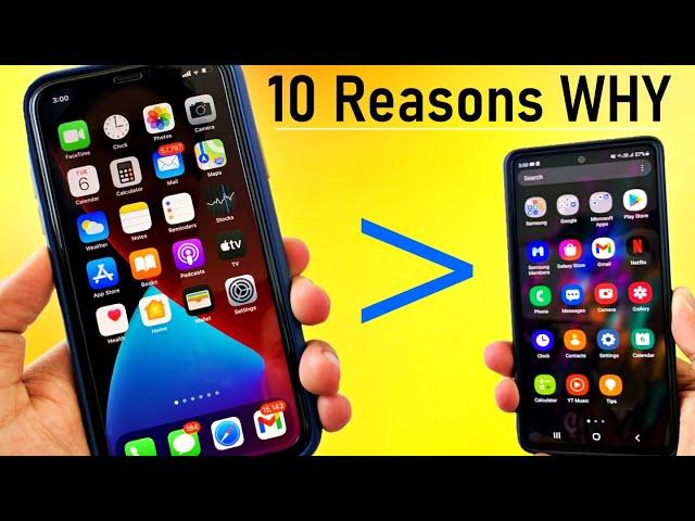 Why iOS is Better Than Android? Top 10 Reasons Explained in HINDI (2021)