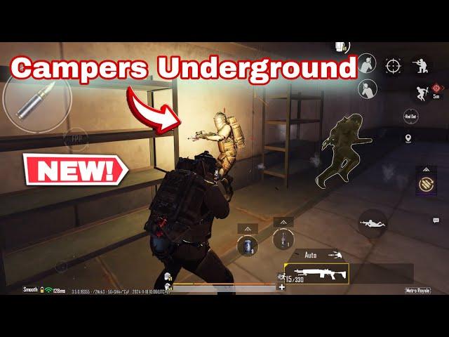 Two Level 6 Squads Camping Underground Chapter 23 Metro Royale Pubg