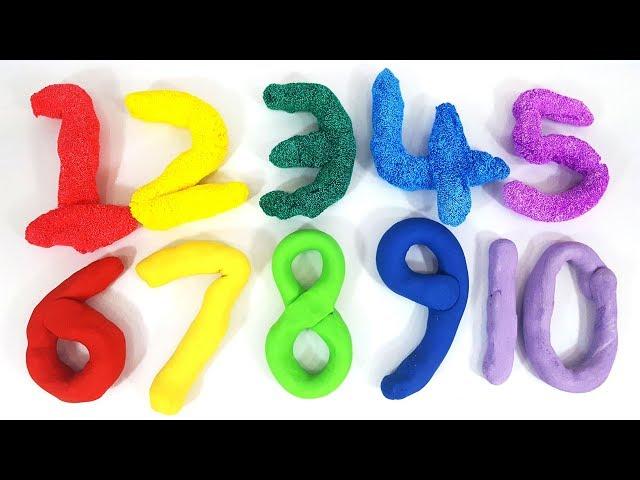 Learn Numbers 1 to 10 and Learn Color With Color Clay Fun Video