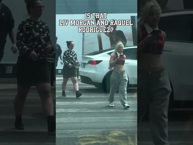 LIV MORGAN OUT FOR A WALK #livmorgan #raquelrodriguez #wwe #wwesuperstar