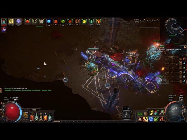 PoE Lancing Steel Double minotaur  3.15