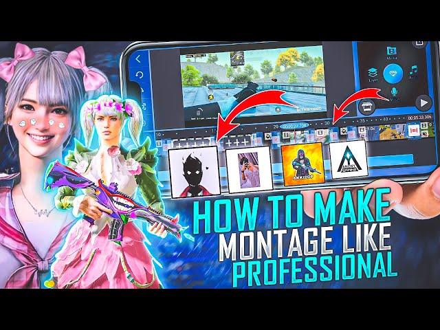 How To Edit BGMI Montage Like Professionals  || BGMI Montage Editing Tutorial || OnePlus,9R,8T,7T,