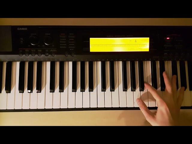 B7sus - Piano Chords - How To Play
