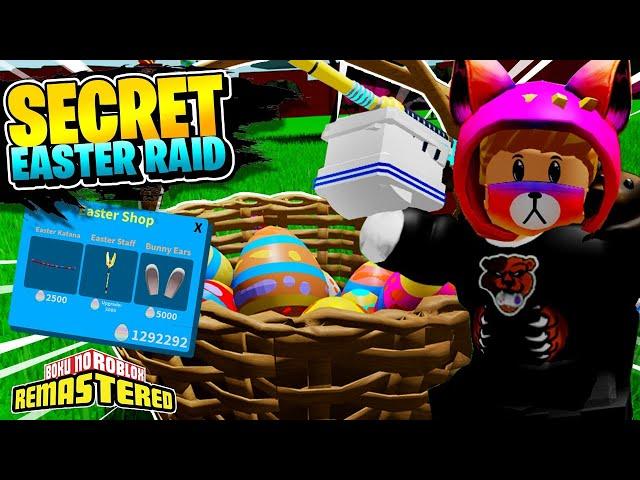 BOKU NO ROBLOX REMASTERED: EASTER RAID SECRETS [Codes 2020 In Desc.]