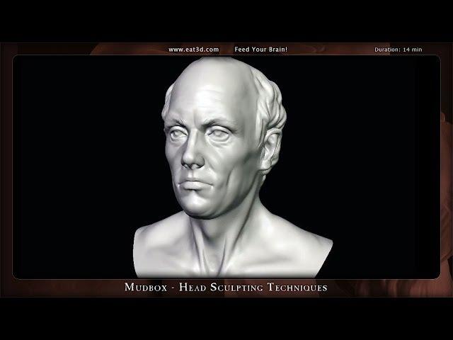 Eat3D Mudbox Head Sculpting Part 1 of 2