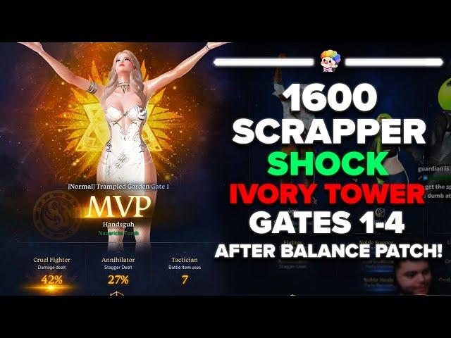 Lost Ark: 1600 NEW Shock Scrapper - Ivory  Tower Gates 1-4