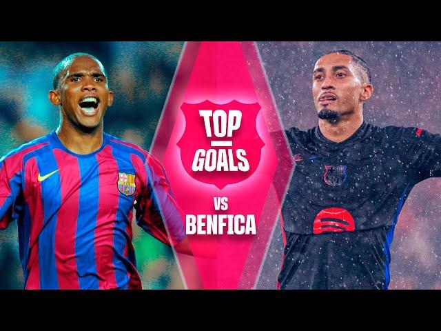  TOP GOALS vs BENFICA | FC Barcelona 