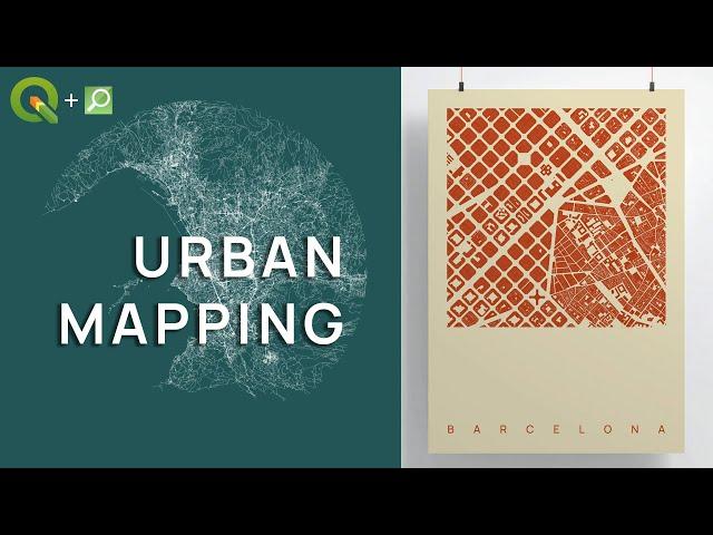 Create stunning Urban Maps with QGIS and the QuickOSM Plugin