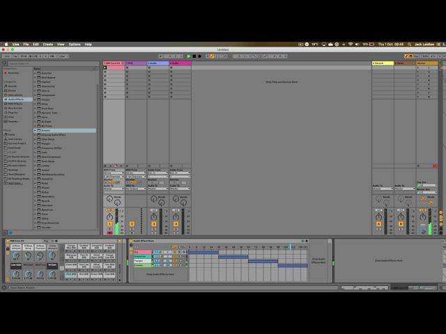 Ableton Live Audio Effect Racks