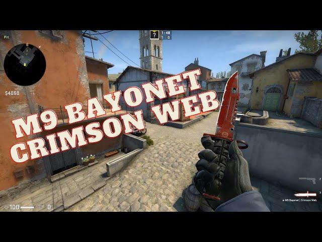 CSGO - M9 Bayonet Crimson Web (Field Tested) - Showcase