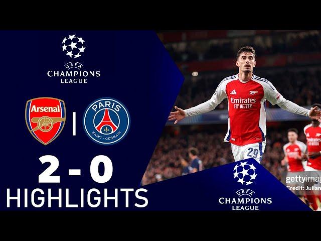 Kai Havertz Goal | Arsenal vs PSG 2-0 Highlights | UEFA Champions League 2024