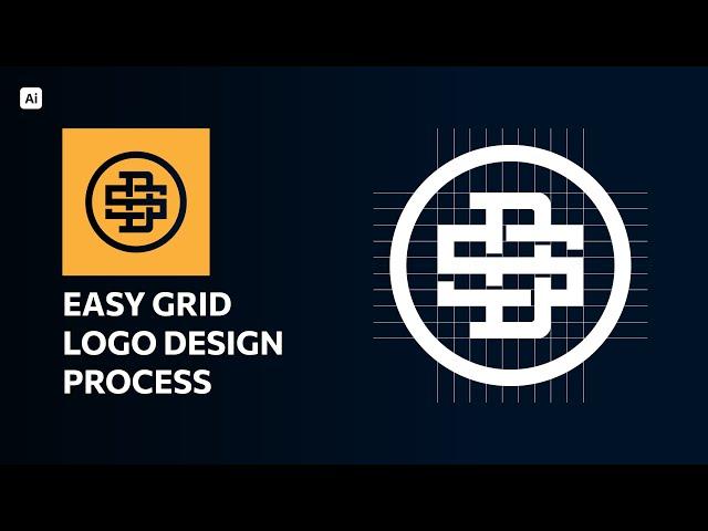 You Can Also Design This Monogram Logo | Adobe Illustrator Tutorial