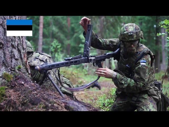 Estonia Forces take part in largest military exercise in its countrys history