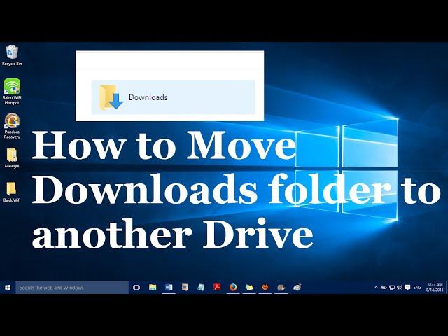 How to move Downloads folder to another drive in Windows 10 and Windows 11