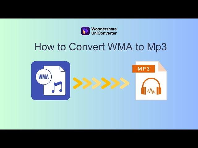 How to Convert WMA to Mp3 | Audio Converter