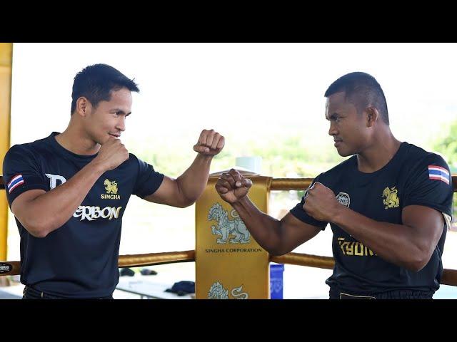 Buakaw sparring Superbon and teaches special techniques