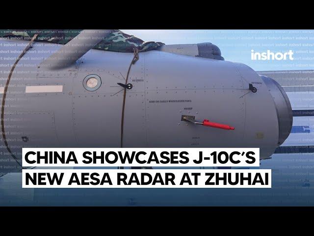 China reveals first-ever image of j-10c's advanced AESA  radar at Zhuhai airshow 2024 | InShort